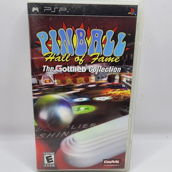 Pinball Hall of Fame: The Gottlieb Collection (Sony PSP, 2005) w Manual - Picture 2 of 3